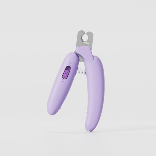 Banana pet nail clippers, cat nail clippers, dog nail clippers, LED blood thread pet products, one package for distribution